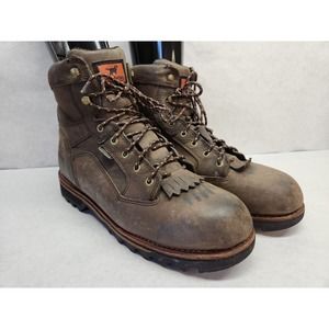 Irish Setter Trailblazer Brown Lace 7" Waterproof Hunting Boots Men's Size 13EE